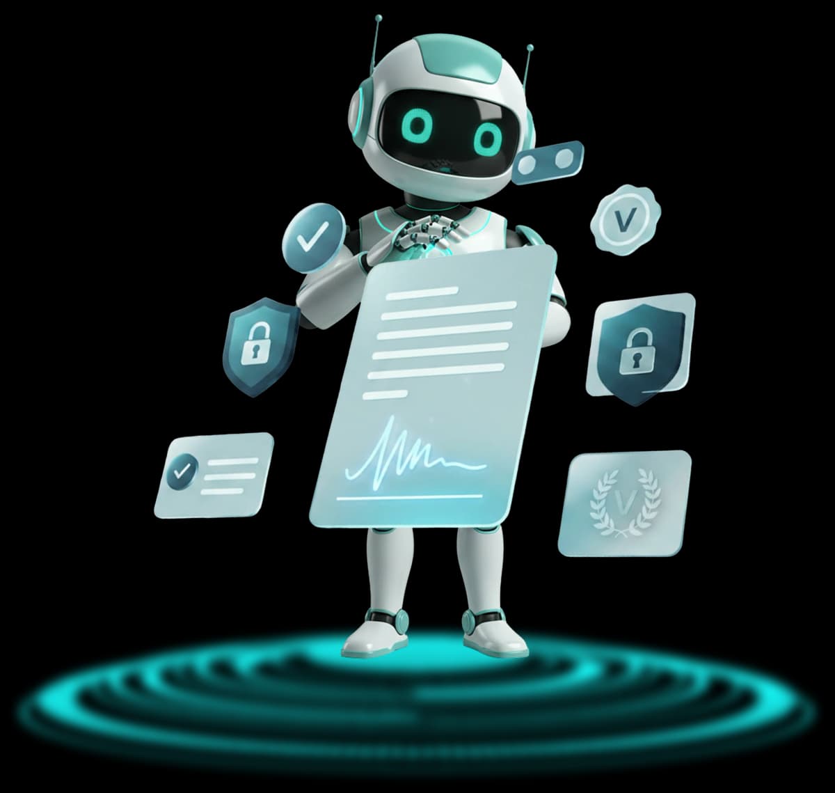 Enterprise AI holographic visual